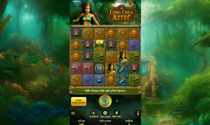 Giới thiệu game slot Công chúa Aztec Công chúa Aztec