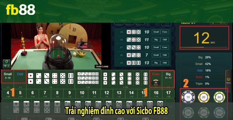 Cách tính kết quả trong Sicbo Sicbo Fb88